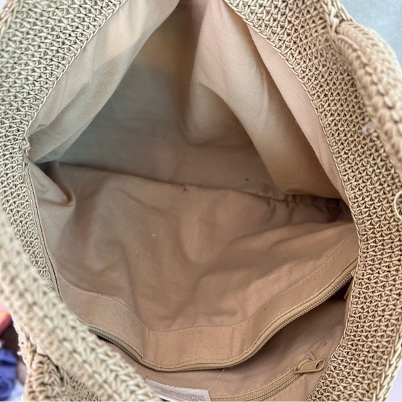 Liz Claiborne Crochet Knit Shoulder Bag Purse - Picture 8 of 10